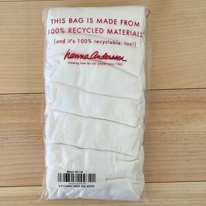 Hanna Andersson girls white underwear briefs